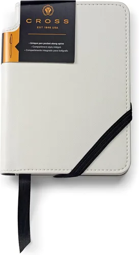 Miniatura 3 de Cross Diario a rayas premium, pequeño (4.1 x 5.5 in), color blanco clásico