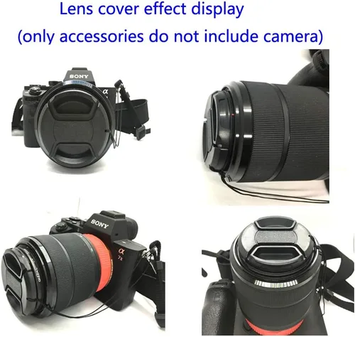 Miniatura 7 de Tapa de lente T7 [2.283 in] para Canon Rebel T8i T7 4000D con lente EF-S de 0.709-2.165 in, compatible con Fujifilm X-S10 con lente XF18-2.165 in