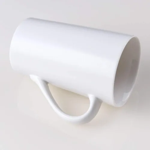 Miniatura 7 de Paquete de 2 tazas de café de 16 onzas, taza de cerámica blanca pura, simple, grande, alta, de cerámica, para té con leche, taza de café con asa