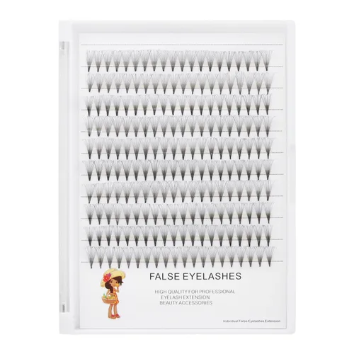Miniatura 9 de → VAYATOR - 200 racimos de pestañas postizas rizadas D de 0.394-0.709 in para elegir, pestañas postizas de volumen ruso, 6D/10D/12D/14D/20D