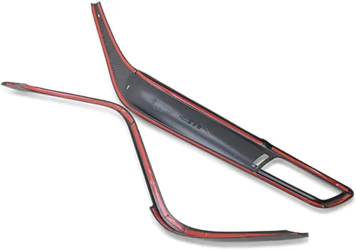 Miniatura 7 de Kadore - Molduras de tiras para la consola central delantera interior de carbono fibra para Toyota Camry 2018 2019 2020 2021 2022 2023 2024
