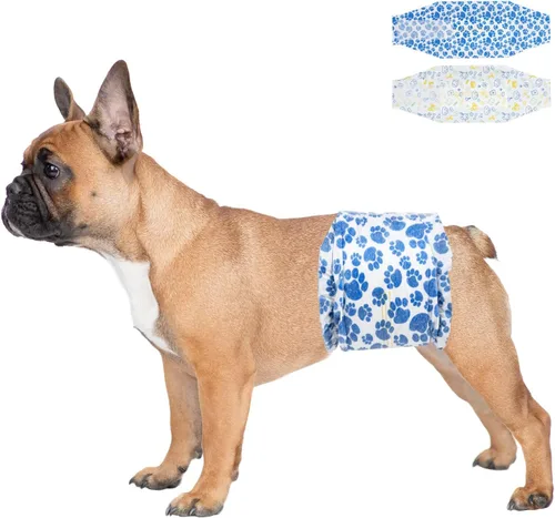 Dono Pañales desechables para perros machos, 20 unidades, indicador de humedad a prueba de fugas, con tecnología de gel de secado rápido, para