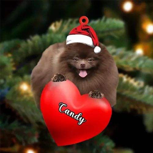 Miniatura 144 de Adornos de Navidad personalizados para perros, nombre personalizado, adorno de Malamute de Alaska, adornos acrílicos, regalos de Navidad, amantes