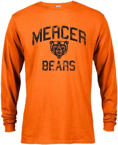 Miniatura 38 de Sport Your Gear Camiseta de manga larga con licencia oficial, estilo retro y envejecido para fanáticos universitarios UNM Red Heather