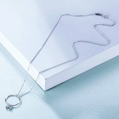 Miniatura 3 de CHICLOVE Grandma Gifts de la nieta El amor entre una abuela y la nieta es para siempre collar joyería familiar, plata