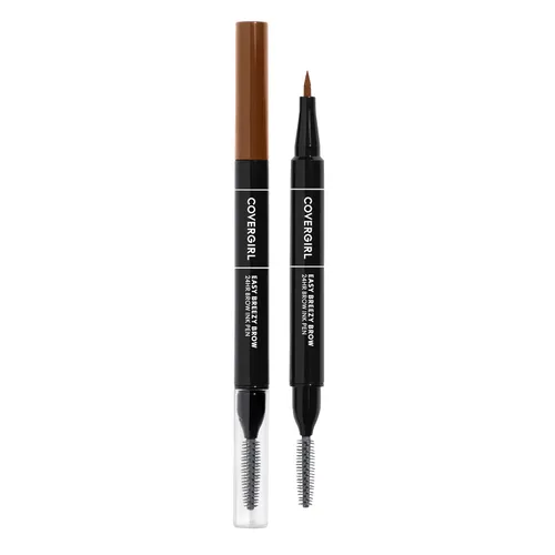 Miniatura 7 de COVERGIRL - Easy Breezy Brow 24HR Brow Ink Pen, doble aplicador, punta de fieltro ultraprecisa, peine de carrete, resistente al agua, ligero, 100%