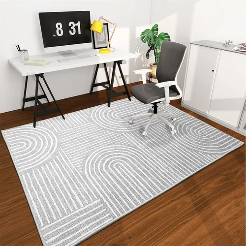 Miniatura 35 de chakme Tapete para silla de oficina para suelo de madera dura, 48 x 36 pulgadas, protector de escritorio de computadora de fácil deslizamiento