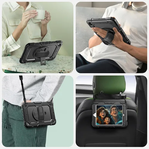 Miniatura 6 de SEYMAC para iPad mini 5/ Mini 4 Funda de 7.9 Pulgadas, Funda Protectora de Cuerpo Completo Resistente a Golpes con Protector de Pantalla, Soporte