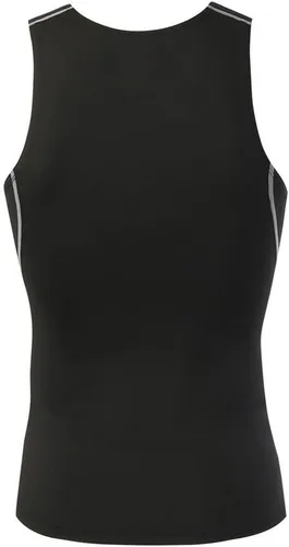 Miniatura 7 de Audoc Camiseta de compresión para hombre, paquete de 3 unidades, color negro, camiseta sin mangas de compresión atlética