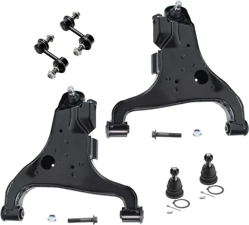 Miniatura 183 de Detroit Axle - Kit de extremo delantero para Chrysler 300 Dodge Charge Challenger 2011-2023, 2 brazos de control inferiores traseros 2 rótulas