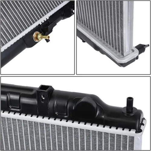 Miniatura 3 de DNA Motoring CU2469 Radiador de núcleo de aluminio compatible con 02-06 Sentra 2.5L AT, 214104Z700 214604Z700 8012469, OEM-RA-2469
