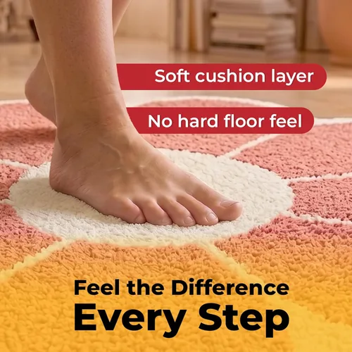 Miniatura 6 de Hold-a-Rug Plush 5' x 8' Antideslizante, Base Antideslizante para Alfombra, Agarre Reversible, ¼ de Grosor, Segura para Todos los Pisos y Alfombras