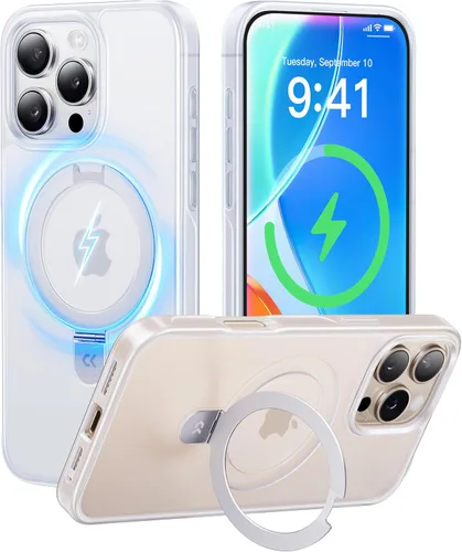 Miniatura 15 de CASEKOO- Funda para iPhone 15 c/soporte magnético invisible [protecc. militar contra caídas] [compatible c/MagSafe], a prueba de impactos, delgada