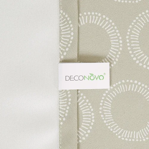 Miniatura 7 de Deconovo Cortinas opacas con bolsillo para barra, para Ktichen, 52 x 95 pulgadas, color beige