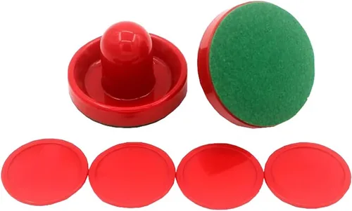 8 piezas Air Air Hockey Paddle Puck Puck Reemplazo Mini Slider Pusher Multi Mesa de Juego Accesorios de Repuesto