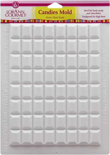 Miniatura 2 de LorAnn - Juego de gemas para hacer dulces duros, incluye moldes rectangulares, hexagonales y de disco