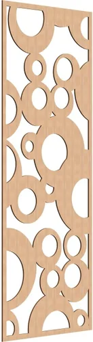 Miniatura 163 de Farwell Paneles de pared decorativos de madera con calado, 13 3/8 pulgadas de ancho x 34 3/8 pulgadas de alto x 1/4 de alto, roble rojo rojo