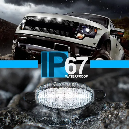 Miniatura 7 de Kits de luces LED F150 para parrilla delantera 2010-2014 Ford F150 SVT Raptor Pick Up 2017-2019 Ford Raptor parrilla delantera Kits de luces