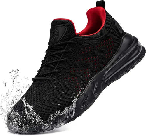 Miniatura 9 de LARNMERN Zapatillas de trabajo antideslizantes para hombre, resistentes al agua, para servicio de alimentos, zapatos trabajo antideslizantes