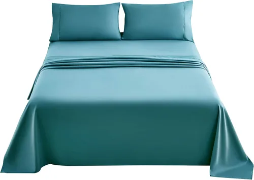 Miniatura 9 de Mohap - Juego de sábanas de microfibra cepillada, ropa de cama suave de lujo, resistente a la decoloración