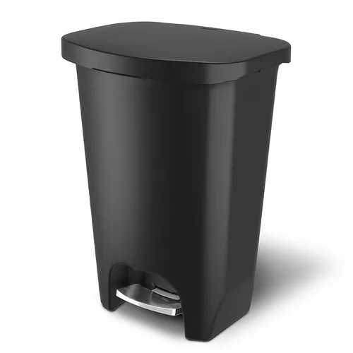 Miniatura 10 de Glad Bote de basura de 20 galones con protección contra olores Clorox Cubo de basura de plástico para cocina Manos libres con pedal de pie