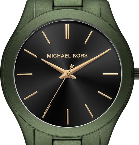 Miniatura 4 de Michael Kors - Reloj de cuarzo Slim Runway de acero inoxidable para hombre