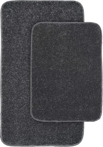 Miniatura 71 de Garland Rug Gramercy - Alfombra de baño rectangular lavable de polipropileno de felpa de 20 x 34 pulgadas, color azul lavabo, suave, absorbente