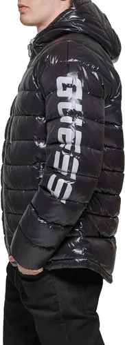 Miniatura 3 de GUESS Men's Long Sleeve Midweight Hooded Puffer