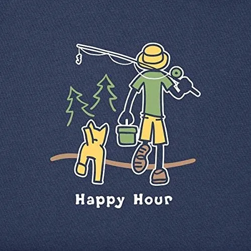 Miniatura 5 de Life is Good Pesca Happy Hour para hombre