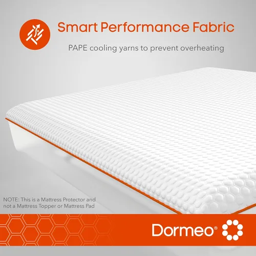 Miniatura 3 de Dormeo Protector de colchón premium, individual XL, con tecnología de refrigeración, impermeable, 80 pulgadas de largo x 39 pulgadas de ancho x 18