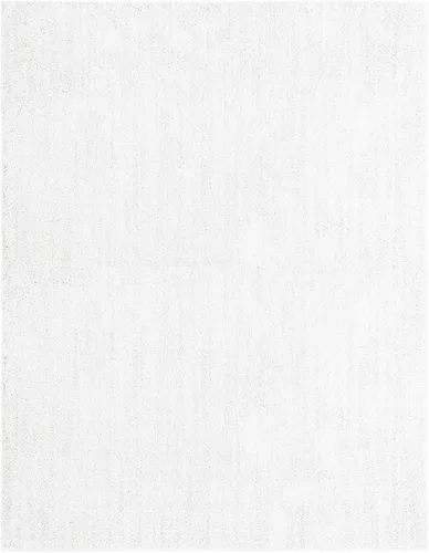 Miniatura 3 de Unique Loom Shaggy Chic Collection - Alfombra de área lanuda (9 pies 4 pulgadas x 12 pies 2 pulgadas, rectangular, color blanco sal marina)