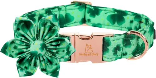 Miniatura 31 de Lionheart glory Collar de lazo para perro para el día de San Valentín, collar de perro para perros grandes, collares de perro con corazones con A