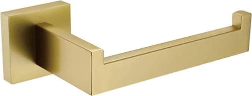 Miniatura 10 de TASTOS Soporte de papel higiénico de cromo pulido SUS304 de acero inoxidable, moderno soporte cuadrado de medio abierto para baño de 5 pulgadas