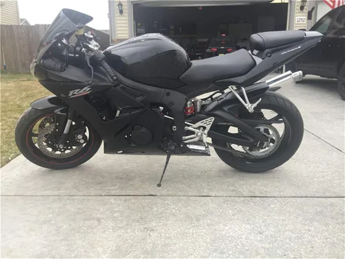 Miniatura 2 de Carenado de inyección negro mate brillante para Yamaha YZF 2003-2005 R6 y 2006-2009 R6S nuevo kit pintado ABS plástico motocicleta carrocería