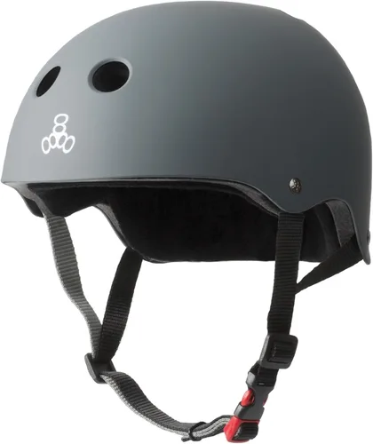 Triple Eight Casco certificado Sweatsaver para patineta, BMX, Roller Derby, patinaje sobre ruedas, patinaje en línea, scooter y bicicleta Carbon
