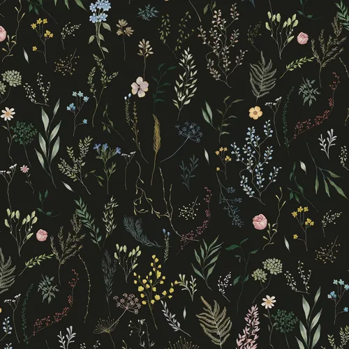 Miniatura 14 de Dimoon Papel tapiz floral de 78.7 x 16.1 pulgadas, papel de contacto beige grueso, papel tapiz grueso de flores delicadas, impermeables, hojas