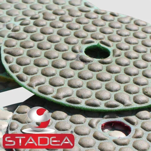 Miniatura 2 de Almohadilla de pulido seca del diamante 4" arena 50 para el pulido concreto del mármol de cristal de piedra