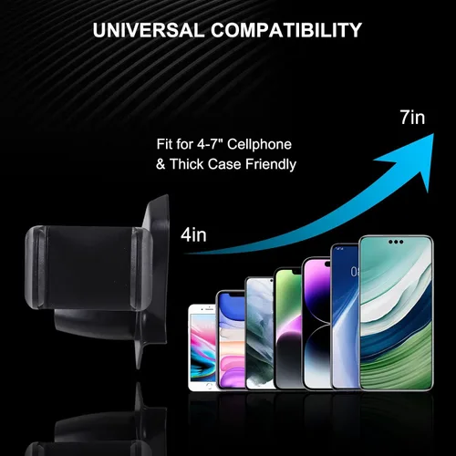 Miniatura 6 de Soporte para teléfono móvil para automóvil, pantalla de navegación compatible con Ineos Grenadier 2020-2026, ajustable, 360°, soporte de teléfono