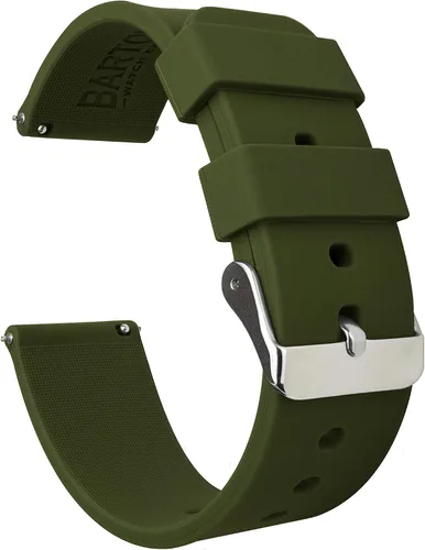BARTON Watch Bands - Correas para reloj de silicona suave y de liberación rápida, disponibles en diferentes colores y anchos, 58, 4564, 2532, 5564 y