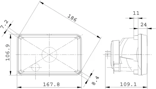 Miniatura 2 de HELLA 008888101 Hlmp Mod 164X103 Hb2 12V Clr Lente, Multi