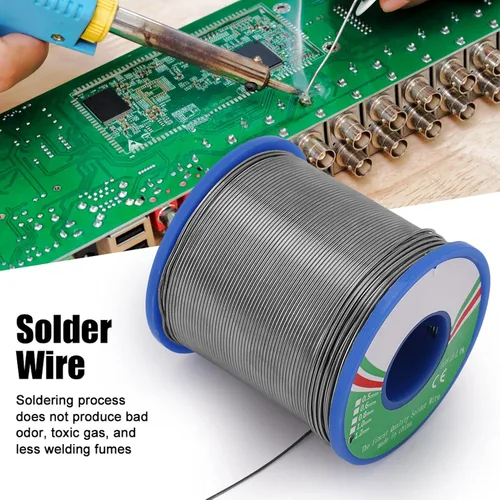 Miniatura 3 de Rollo de alambre de soldadura de núcleo de colofonia 60/40 de 0.047 in de diámetro para soldador electrónico con carrete de soldadura de núcleo