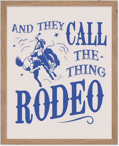 Miniatura 23 de Poster Master Póster de You've Yeed Your Last Haw, estampado retro de vaquero azul, arte occidental, arte moderno, arte del salvaje oeste, regalo