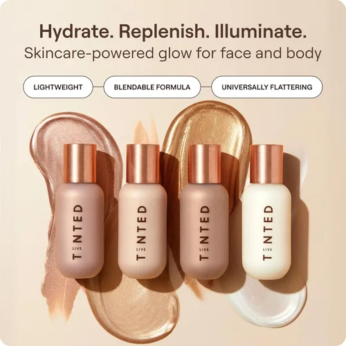 Miniatura 2 de Live Tinted Hueglow - Resaltador líquido en gotas – Resaltador ligero con infusión de suero, fórmula no grasa para un resplandor natural e