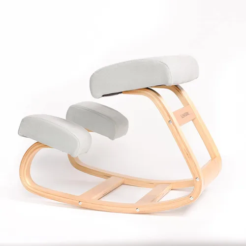 Miniatura 5 de Sleekform Silla ergonómica de rodillas – escritorio mecedora para oficina en casa, taburete ergonómico para sentarse activamente, silla correctora
