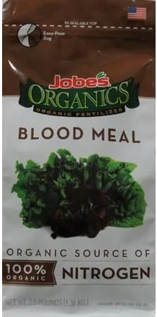 Miniatura 3 de Jobe's Organics Fertilizante de harina de sangre, 3 libras - 5 bolsas