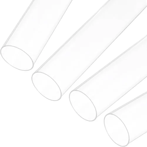 Miniatura 8 de MECCANIXITY Tubo Redondo Rígido Transparente de Acrílico 6mm (1/4") ID 8mm (5/16") OD 356mm para Lámparas y Linternas, Sistema de Refrigeración por