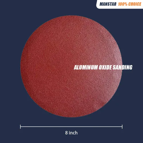 Miniatura 4 de 30 unidades de discos de lijado de óxido de aluminio PSA surtidos de 8 pulgadas, sin agujeros autoadhesivos