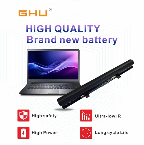 Miniatura 8 de GHU Batería de capacidad extendida de 2800 mAh 45 Wh compatible con batería para Toshiba C55, PA5185U, PA5185U 1BRS, Satellite S55T portátil, dura