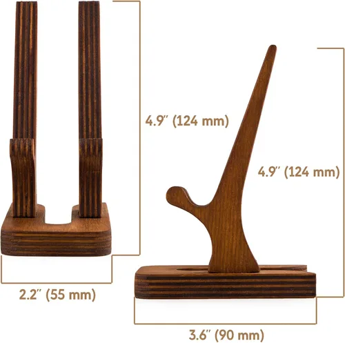 Miniatura 8 de Rostmary - Soporte de madera para teléfono celular para tableta, ideal para iPhone, iPad, Samsung, tabletas, lectores electrónicos, obras de arte