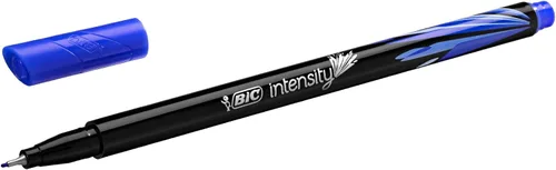Miniatura 2 de BIC Intensity - Rotulador de punta fina (0.016 in, 12 unidades), color azul Negro